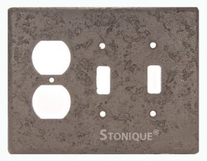 Stonique® Duplex Switch Switch Combo in Charcoal